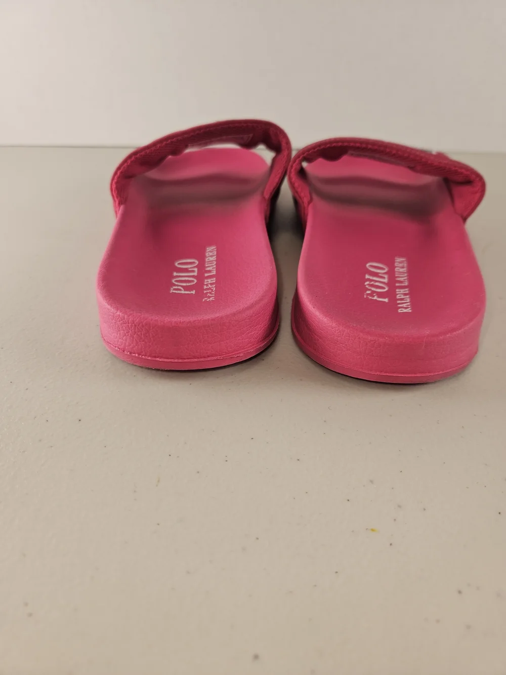 Youth Polo Ralph Lauren Slides Size 4 Hot Pink See Pictures Pre-loved